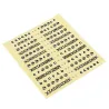 Gitaar fretboard / toets stickers - ultra dun - map fretsGitaar