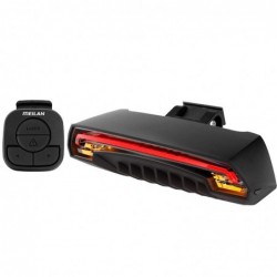 Bike brake light - turning light - flash tail rear lamp - laser line - with remote control - wireless - waterproofLights