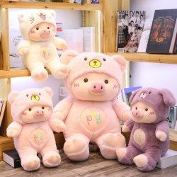 Piggy shaped toy - soft plush pillow