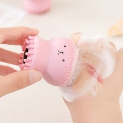 Silicone face cleansing brush - octopus shape