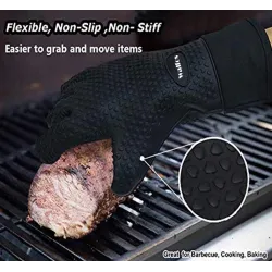 Long protective glove - for cleaning / BBQ - heat resistant - silicone - 1 pieceCleaning