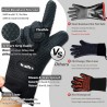 Long protective glove - for cleaning / BBQ - heat resistant - silicone - 1 piece