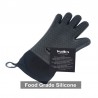 Long protective glove - for cleaning / BBQ - heat resistant - silicone - 1 piece