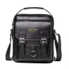 Vintage schouder / crossbody tas - echt leerTassen