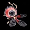 Big-Eye - bij - strass brocheBroches
