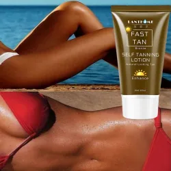Zelfbruinende lotion - bronzer - snelle kleuring - voor gezicht / lichaam - 50mlHuid