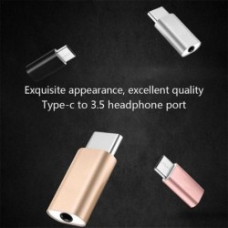 Micro USB Type-C naar 3,5 mm koptelefoonaansluiting - adapter - splitterAccessoires