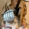 Small shoulder bag - nylon - wide strap