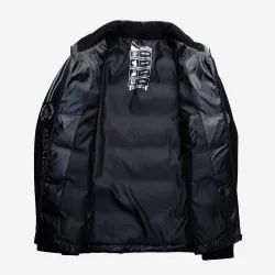 Fashionable short jacket - shiny down winter windbreaker