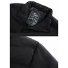 Warm winter jacket - quilted thick windbreaker