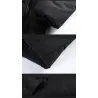 Warm winter jacket - quilted thick windbreaker