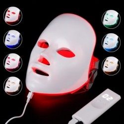 Schoonheid gezichtsmasker - 7 kleuren LED - huidverjonging - anti acne - whitening - anti rimpel - fototherapieMondmaskers