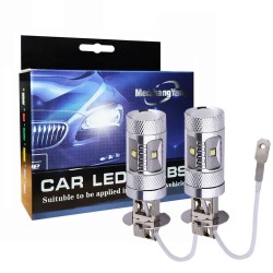 H3 30W CREE LED feux de voiture 1400 Lumen - ampoules - 2 pièces