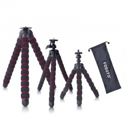 Mini statief octopus - flexibele spinpoten - voor camera / telefoon / GoPro / Canon / Nikon / Sony / DSLRHouders