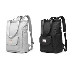 Sac à main élégant - sac à dos pour ordinateur portable - avec port de chargement USB - étanche
