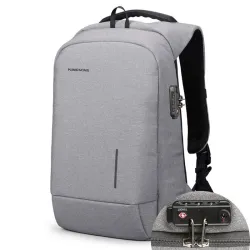 Sac à dos multifonction à la mode - avec port de chargement USB - sac pour ordinateur portable 13" / 15"