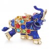 Colorful crystal elephant - keychain