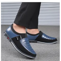 Elegant classic men's shoes - slip on
