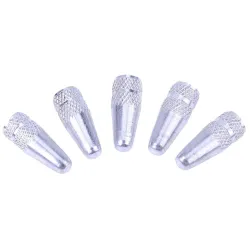 Bicycle wheel valve - aluminum cap - dust covers - 5 piecesBicycle