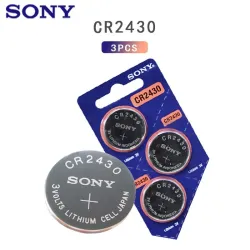 Original Sony button lithium battery - CR2430 - 3V - 3 pieces