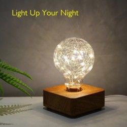 Modern LED night light - USB - copper wire string bulbLights & lighting