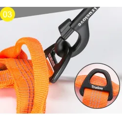 Dog harness - reflective nylon - adjustable