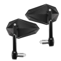 Bar end motorcycle mirrors - universal - CNC aluminium - 22mm threadMirrors