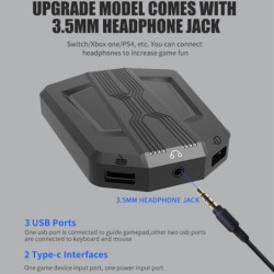 Gaming gamepad - audio keyboard - mouse converter - adapter - for PS4 / PS3 / Xbox One / Xbox 360 / N-Switch Console