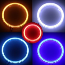 Car / motorcycle headlight - COB - LED - DRL - angel eye - Halo Ring lamp - 12V