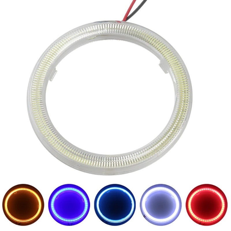 Car / motorcycle headlight - COB - LED - DRL - angel eye - Halo Ring lamp - 12V