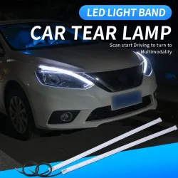 Car LED strip - DRL - turn signal light - flexible - waterproof - 12V - 2 piecesTuning