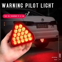 Auto waarschuwingslicht - driehoek - LED - rem / mistachterlicht - 12VLampen & verlichting