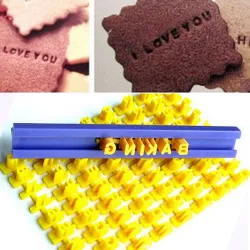 Baking silicone mould - alphabet letters