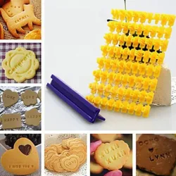 Baking silicone mould - alphabet letters