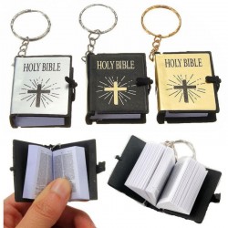 Mini livre de la Sainte Bible - porte-clés