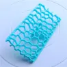 Cookie mold cutter - icing embosser - with flower print