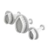 Cookie cutter mold - decorative icing plunger - leaf shape - 3 pieces