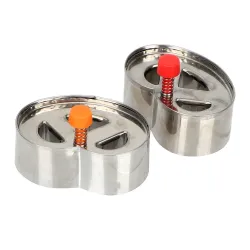 Cookie cutter mold - hand-press