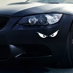 Car / motorcycle sticker - evil eyes - waterproof - 13 * 3.5cmStickers