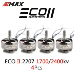 Upgraded Emax ECO II Series - 1700KV / 2400KV - 3-6S - brushless motor - 4mm bearing shaft - for RC Drone Quadcopter FPV