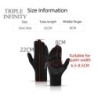 Warm winter elastic gloves - hat - balaclava - touch screen fingertips - non-slip - unisex