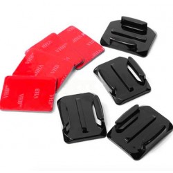 Flat / curved adhesive mount stickers - for GoPro - 8 piecesAccessories