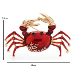 Elegante broche - krabvormBroches