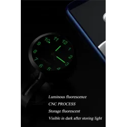 7/8" - universal motorcycle handlebar watch - waterproof