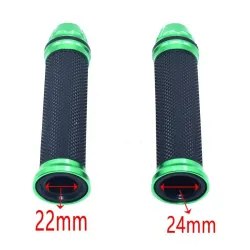 Motorcycle handlebar grips - rubber covers - 22mm / 24mm
