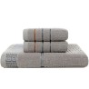 Luxurious large bath / face / hand towel - cotton - 70 * 140cm - 3 pieces set
