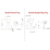 Guitar tuning pegs - machine head - left / right - 6 piecesGuitars