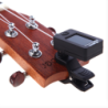 Universal guitar tuner - digital clip - rotatable - built-in battery