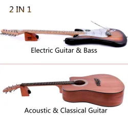 2 in 1 gitaar neksteun - houder / steunGitaar
