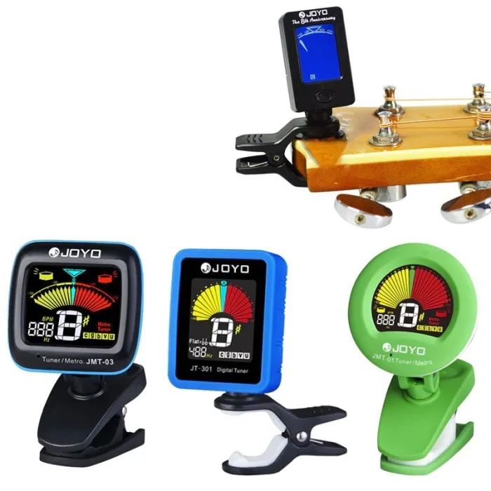 Mini digitale tuner - LCD - draaibare clip - voor gitaar / viool / ukeleleGitaar